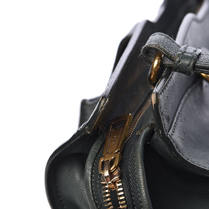 Saint Laurent Sheepskin Small Cabas ChYc Dark Green 12 of 19