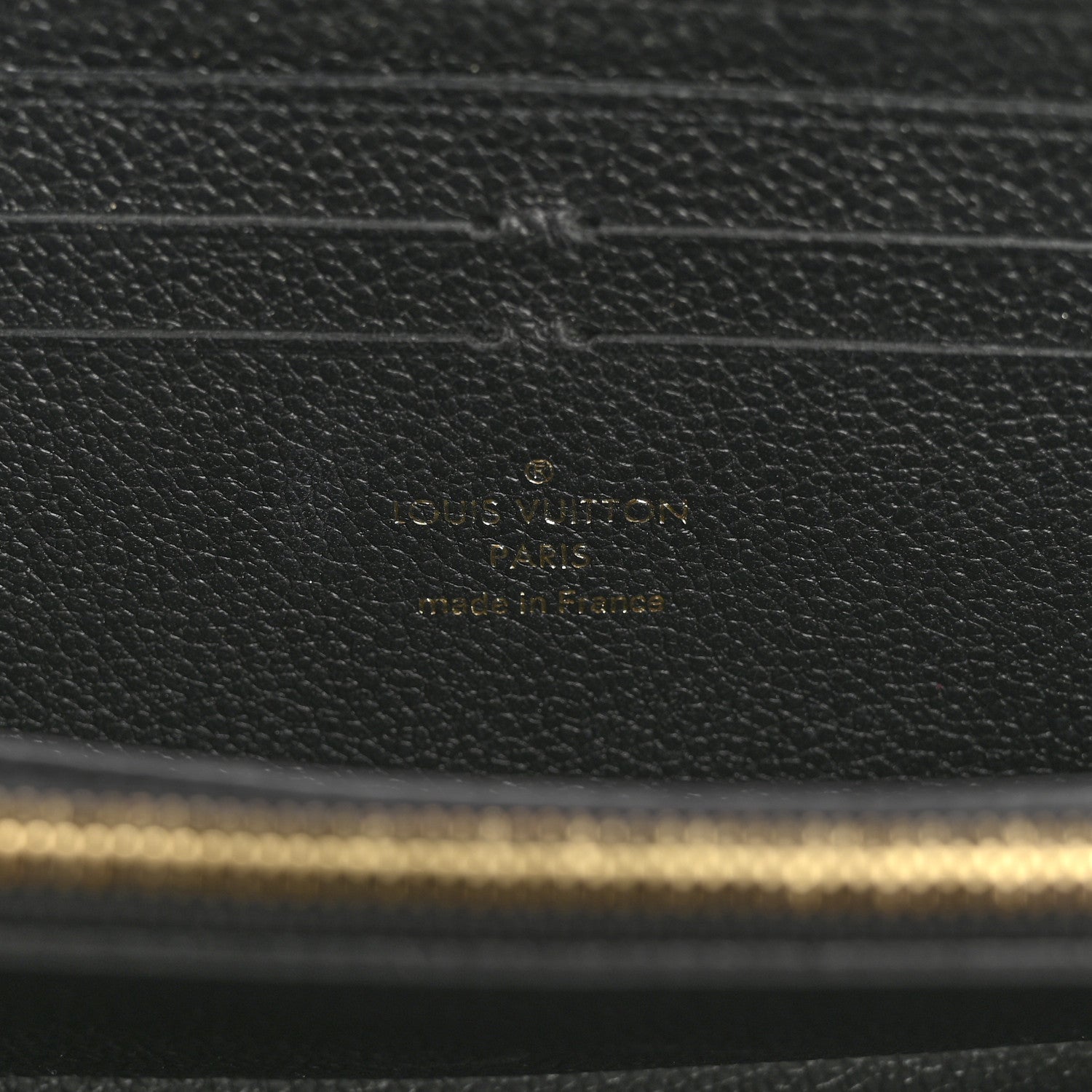 Louis Vuitton Empreinte Clemence Wallet Black 6 of 11
