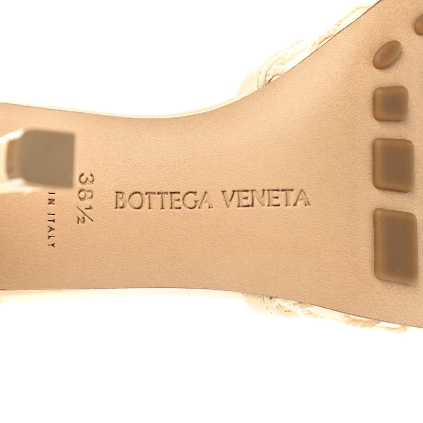 Mesh Nappa Stretch Ankle Tie Sandals 38.5 Toile