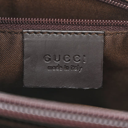 Gucci Nylon Monogram Flat Shoulder Bag Brown 6 of 10