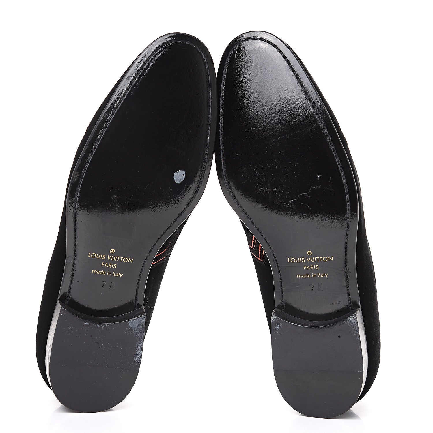 Louis Vuitton Velvet Upside Down Auteuil Slipper 7 Black 6 of 10