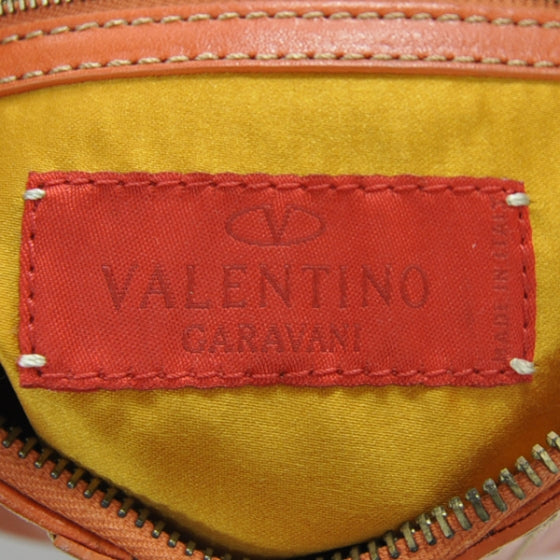 Leather Small Catch Hobo Orange