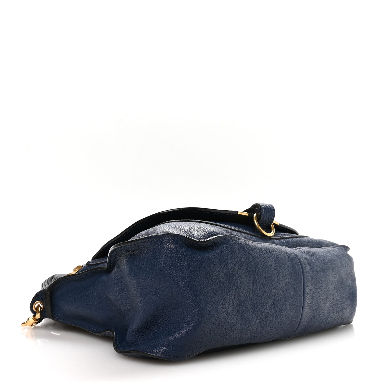Chloe Calfskin Medium Marcie Satchel Royal Navy 4 of 11