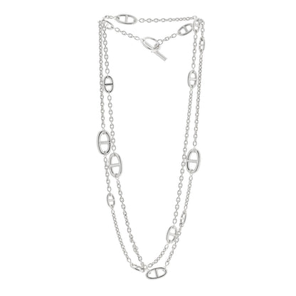 Hermes Sterling Silver Farandole Necklace 120 2 of 5