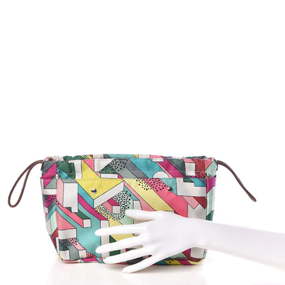 Hermes Silk On A Summer Day Fourbi 25 MM Pouch Tosca Bleu Paon 2 of 8