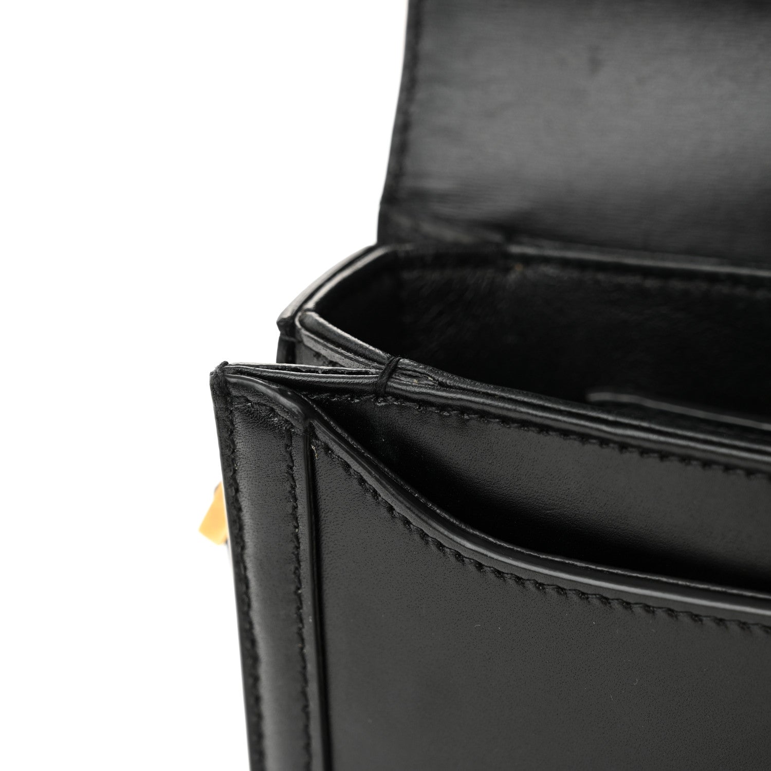 Saint Laurent Smooth Calfskin Small Solferino Satchel Black 12 of 14