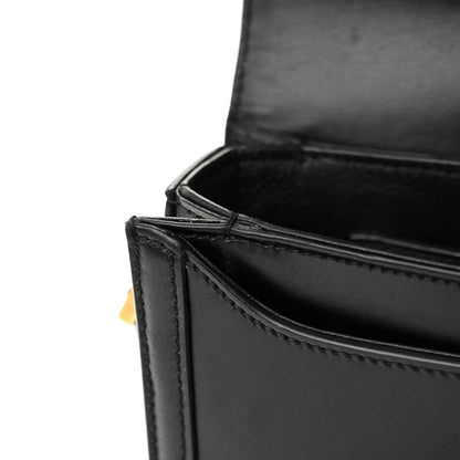 Saint Laurent Smooth Calfskin Small Solferino Satchel Black 12 of 14
