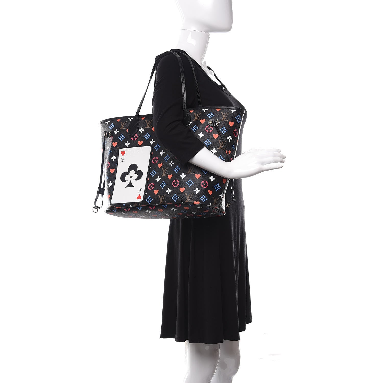 Louis Vuitton Game On Neverfull MM Black 2 of 10