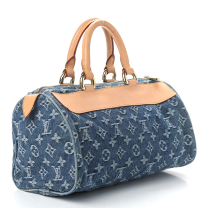 Louis Vuitton Monogram Denim Neo Speedy Blue 2 of 4