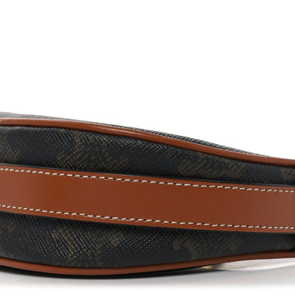 Celine Canvas Calfskin Mini Ava Triomphe Shoulder Bag Tan 14 of 17