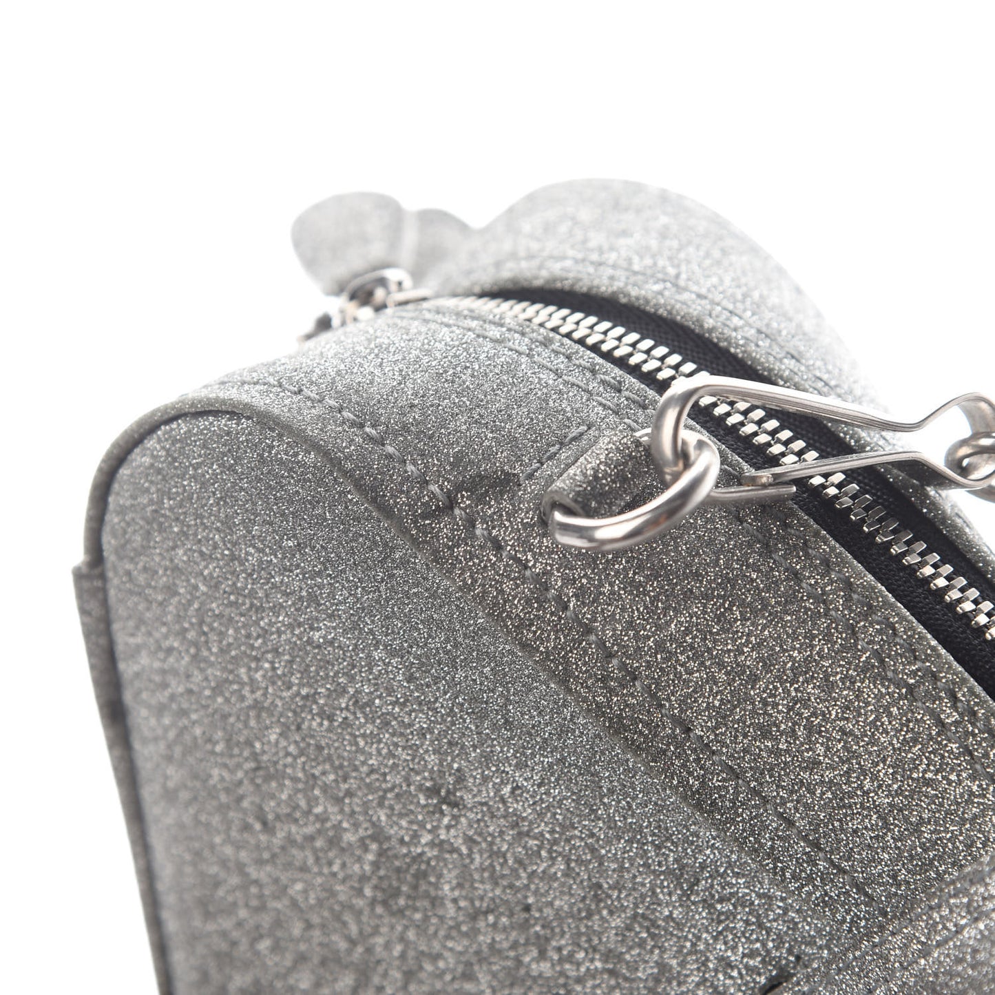 Glitter XS Triangle Duffle Argent Black