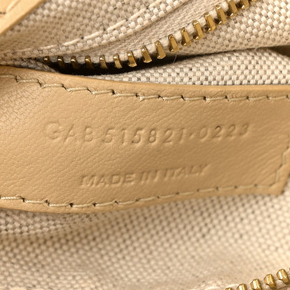 Saint Laurent Raffia Monogram Medium Jamie Natural Avorio 7 of 10