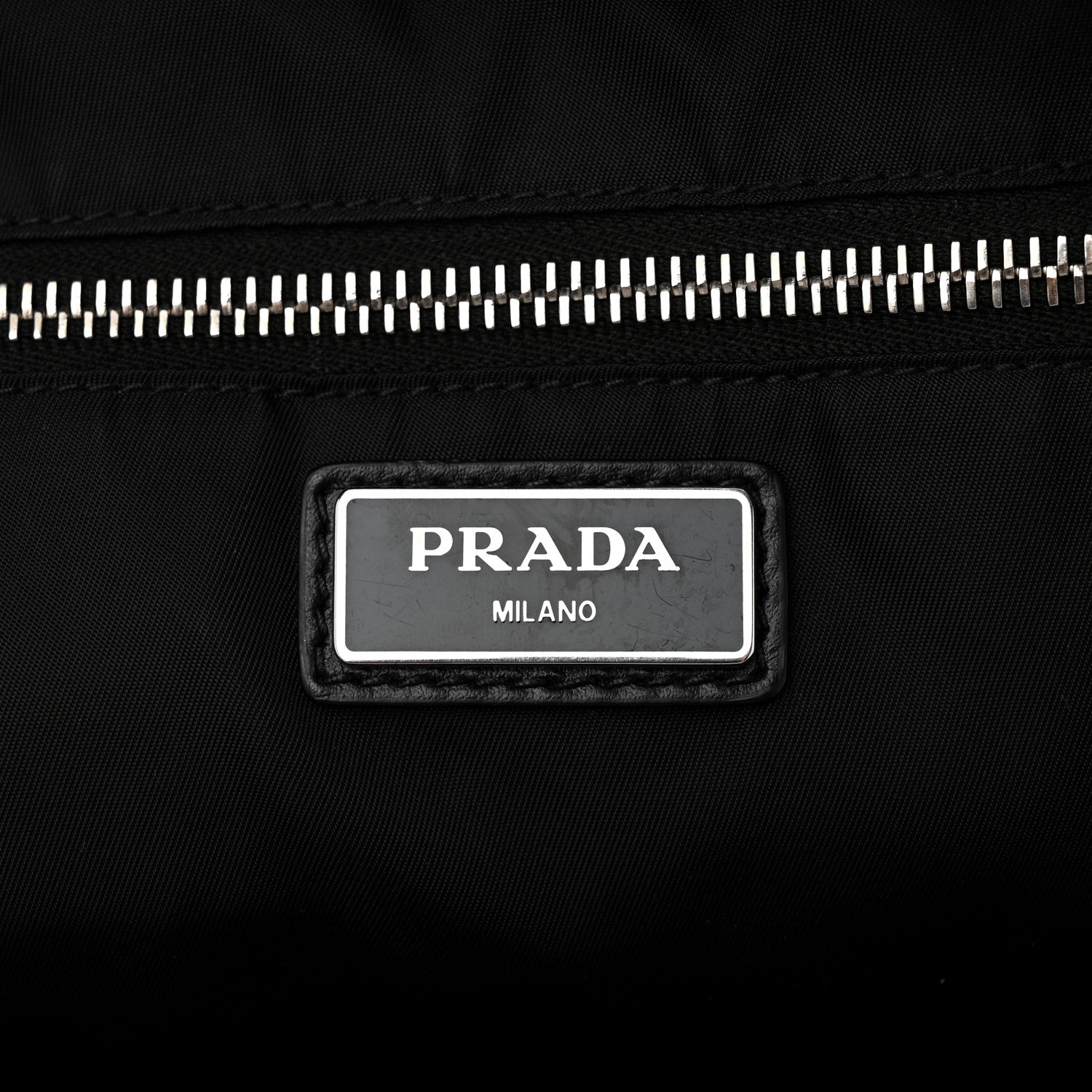 Prada Technical Nylon Harness Pocket Backpack Black Green 7 of 11