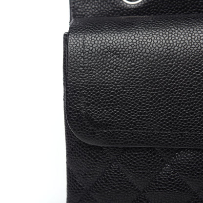 Chanel Caviar Quilted Medium Double Flap Black 9 of 11