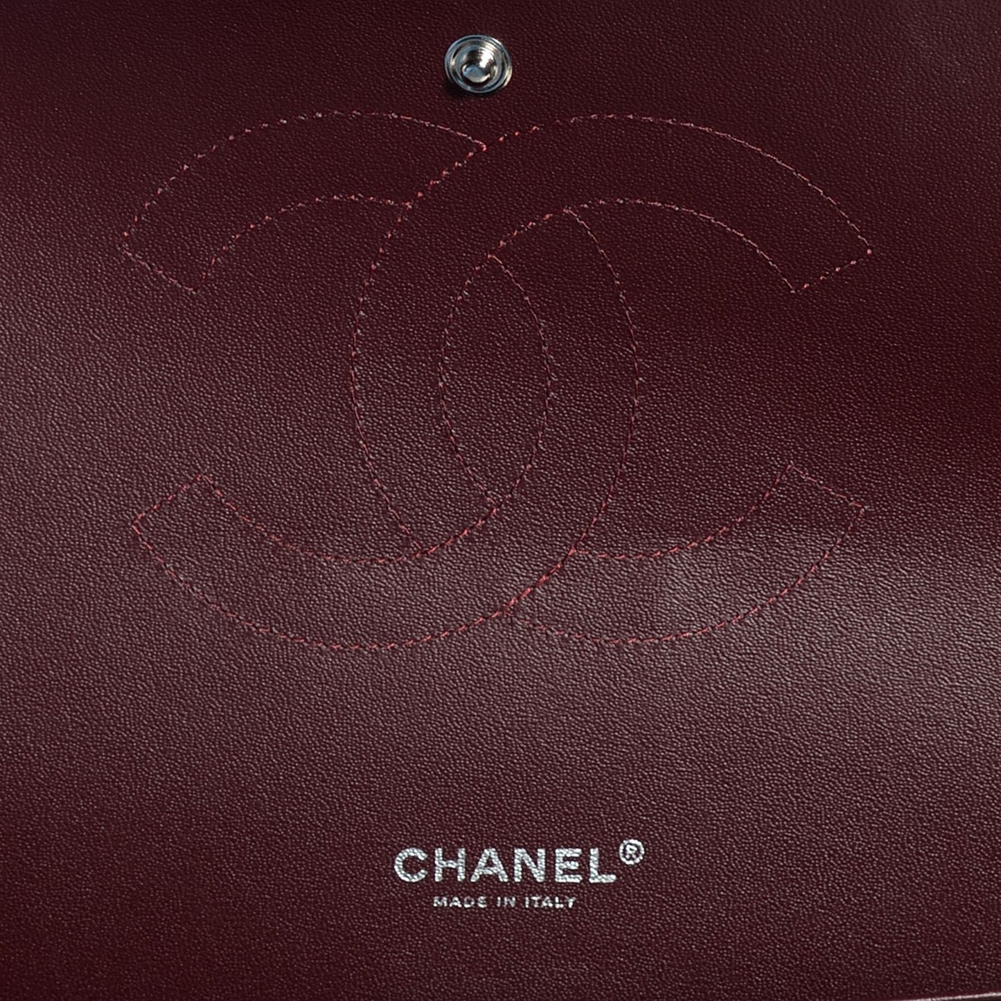 Lambskin Quilted Maxi Double Flap Black