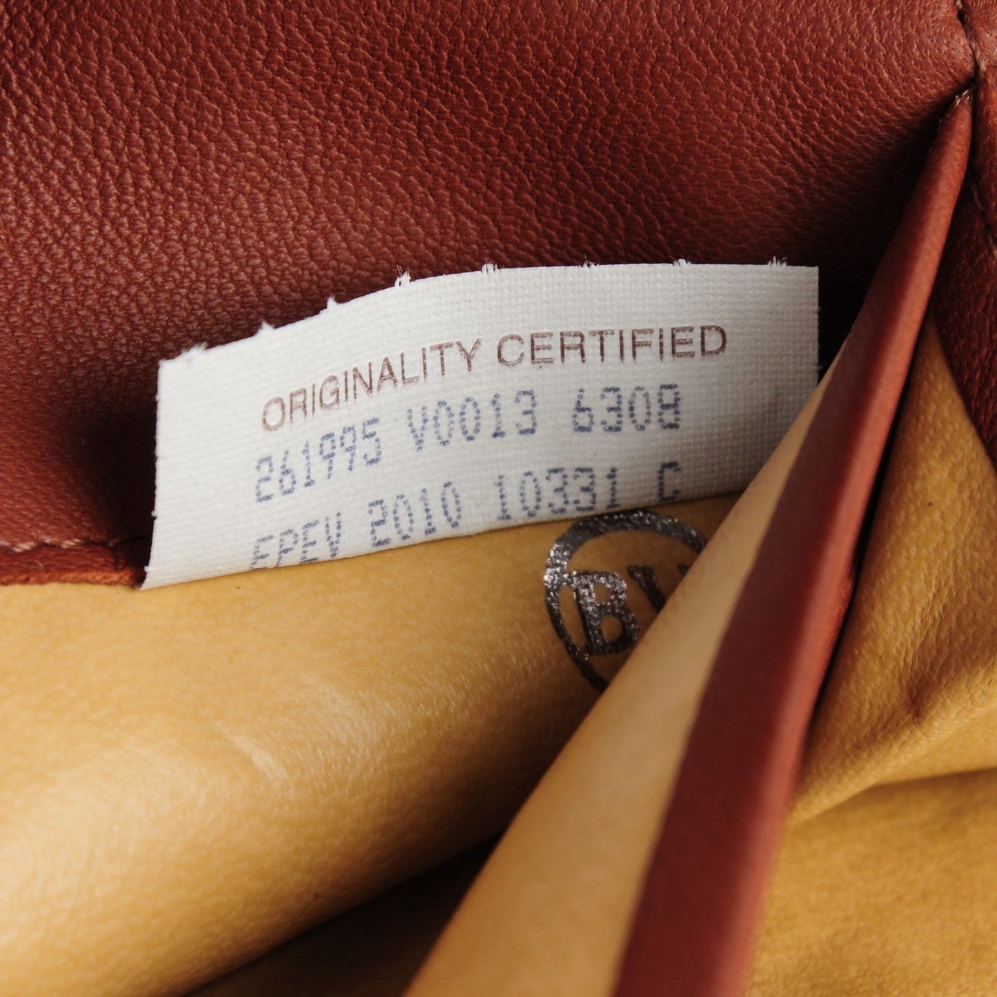Nappa Intrecciato Continental Flap Wallet Copper