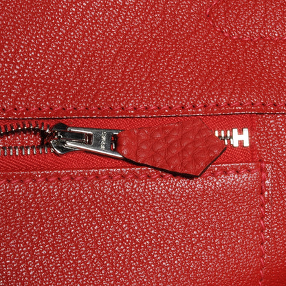 Hermes Togo Birkin 35 Rouge Casaque 9 of 10