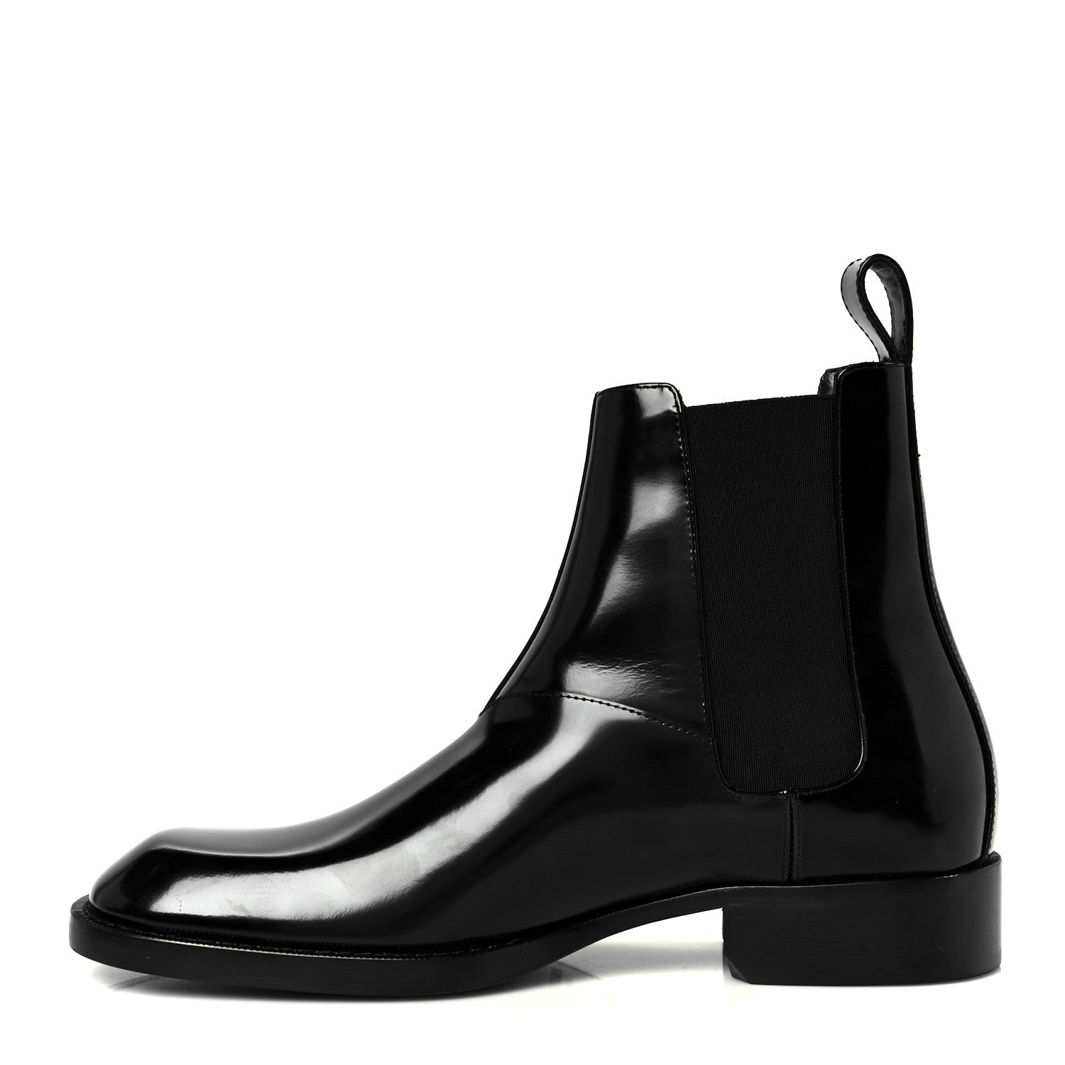 Saint Laurent Vitello Moet Mens Vadim 25 Booties 39 Black 1772540