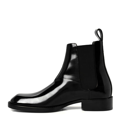 Saint Laurent Vitello Moet Mens Vadim 25 Booties 39 Black 1 of 10