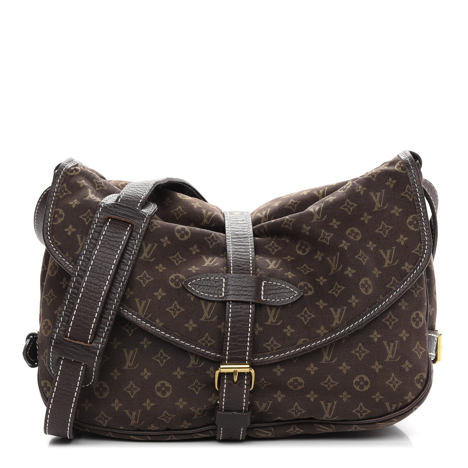 Louis Vuitton Monogram Mini Lin Saumur Ebene 1 of 12