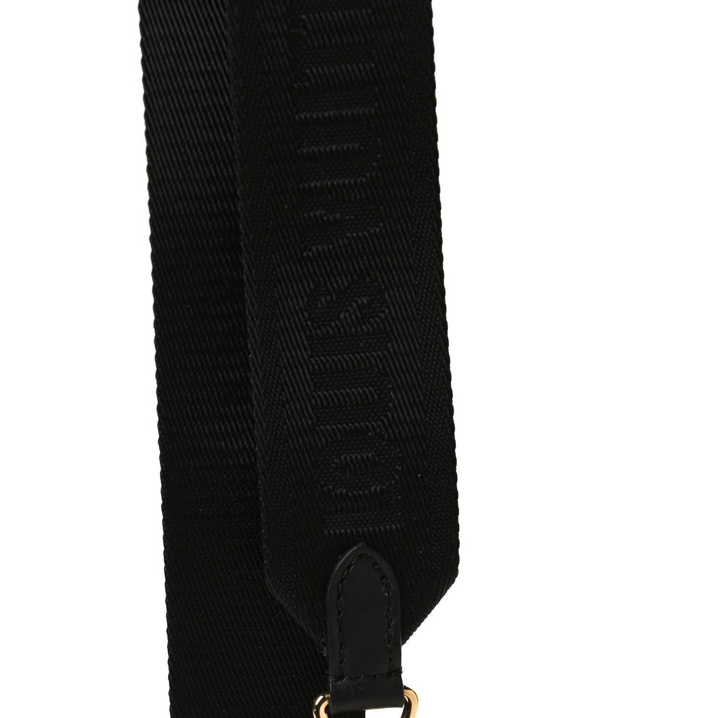Nylon Petite Malle Souple Shoulder Strap Black