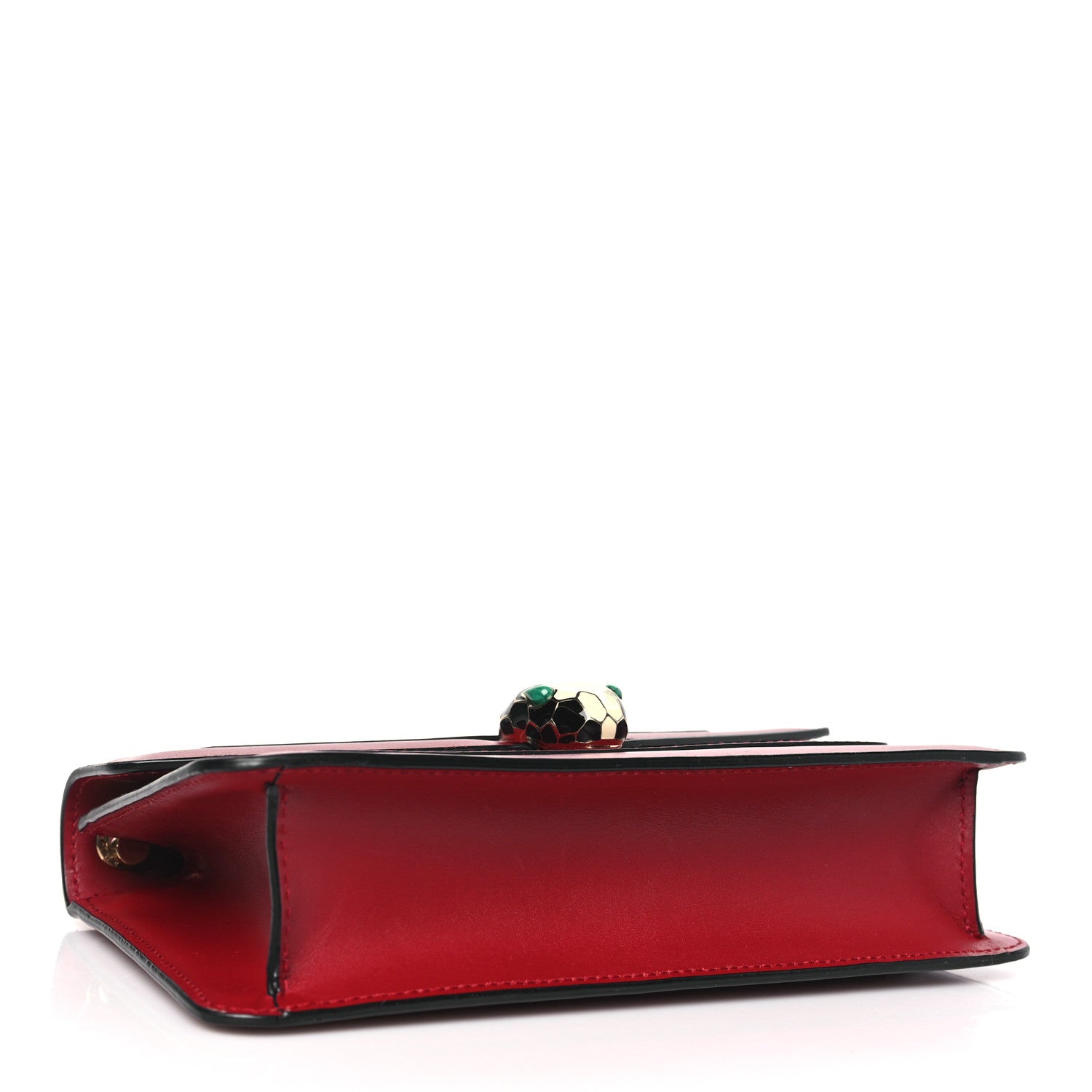Bulgari Calfskin Serpenti Forever Crossbody Bag Ruby Red 4 of 10