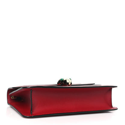 Bulgari Calfskin Serpenti Forever Crossbody Bag Ruby Red 4 of 10
