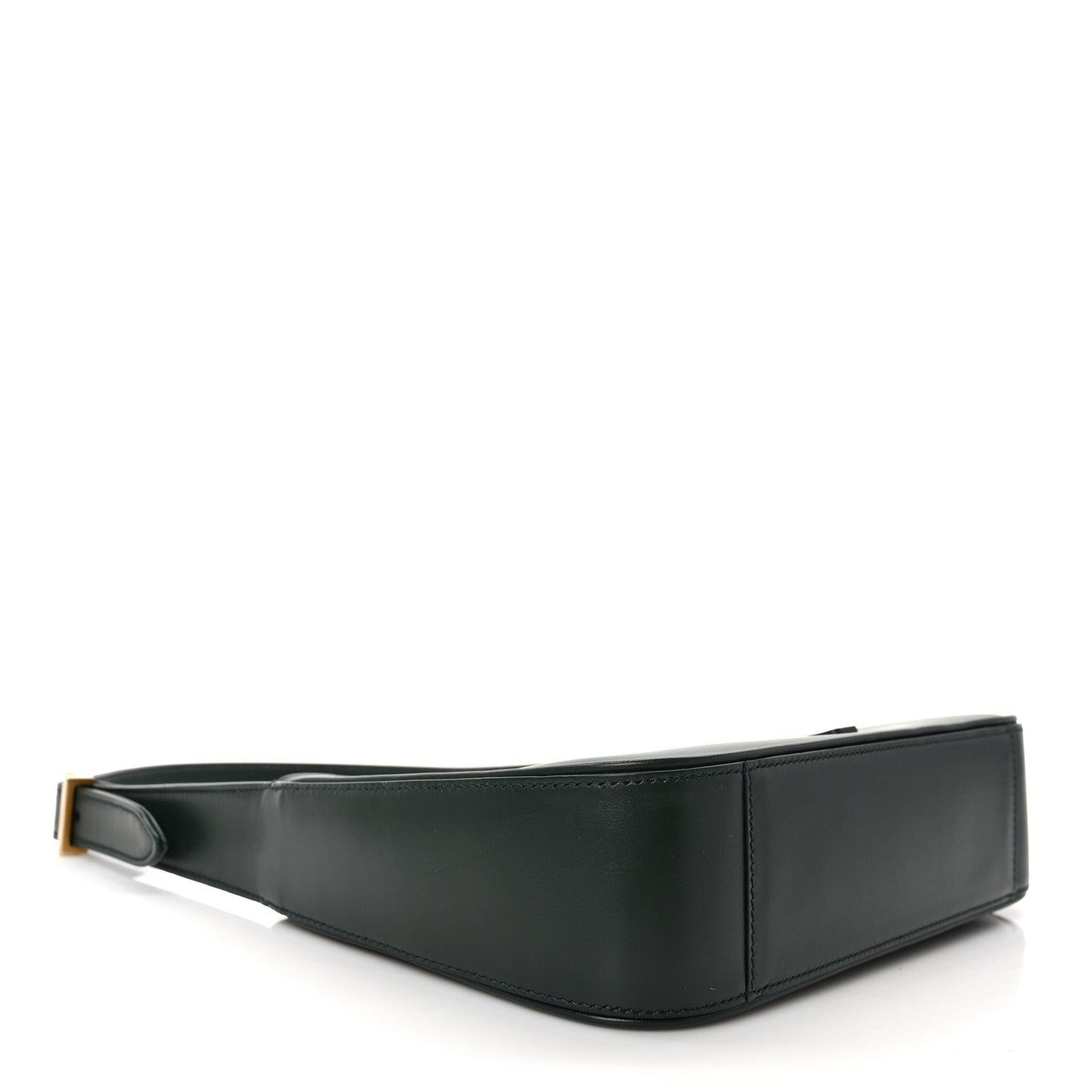Saint Laurent Smooth Calfskin Le 5 A 7 Hobo Green 4 of 10