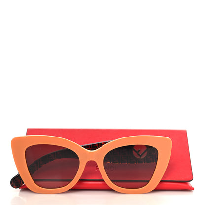 Fendi Acetate F is Fendi FF 51mm Cat Eye Sunglasses 0327/S Tortoise Orange 7 of 7