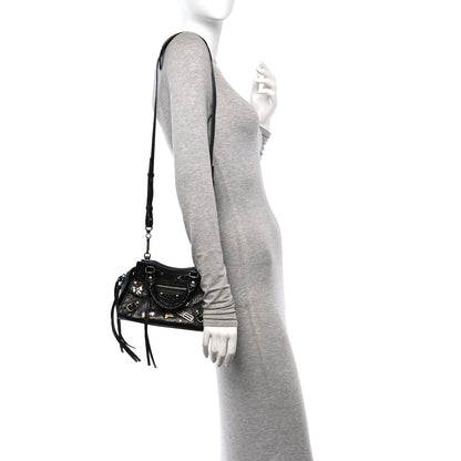 Balenciaga Agneau Neo Classic Hardware Pins Mini City Black 2 of 12