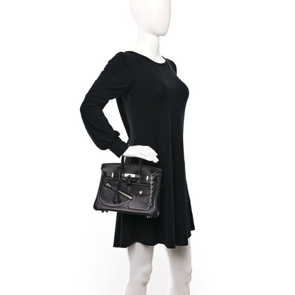 Hermes Veau Volupto Rock Birkin 25 Black 2 of 13