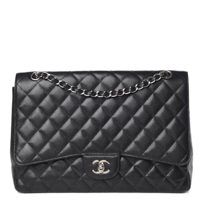 Chanel Caviar Quilted Maxi Single Flap Black 1 of 11