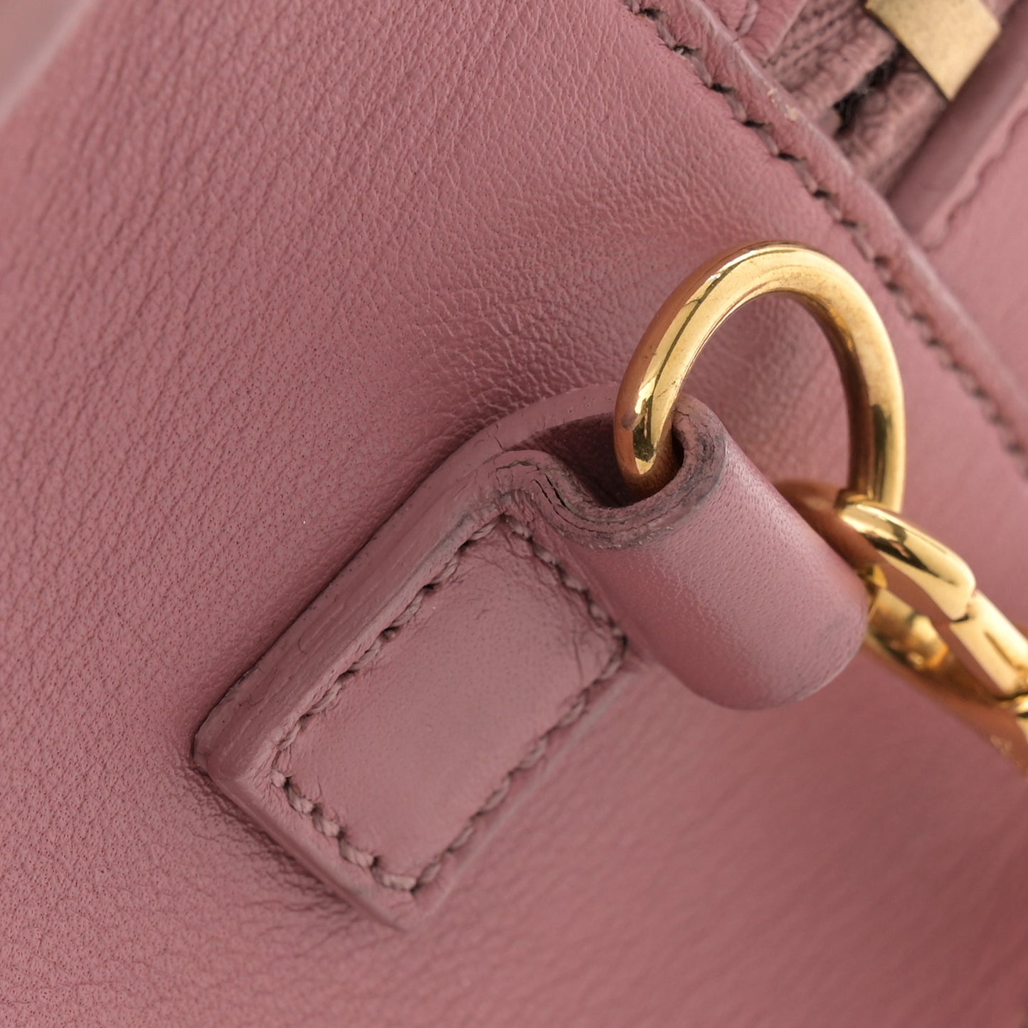 Smooth Calfskin Small Monogram Cabas Vieux Rose