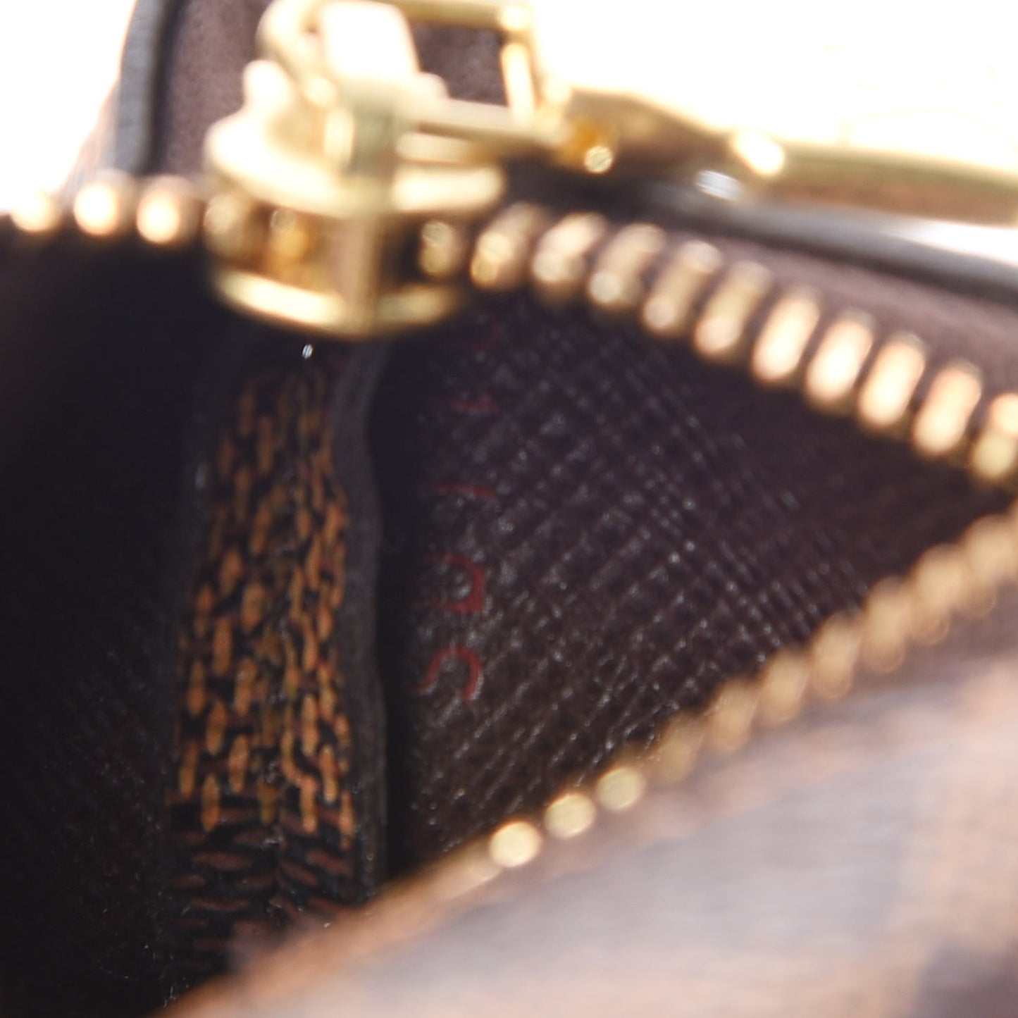 Damier Ebene Key Pouch