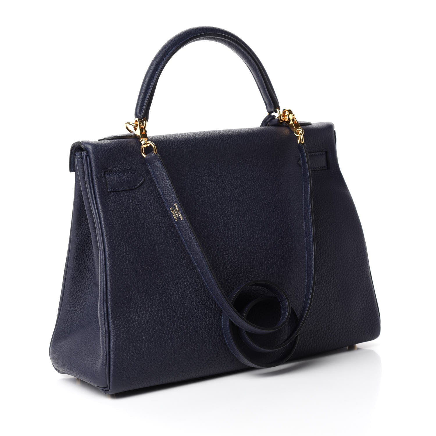 Hermes Togo Kelly Retourne 32 Bleu Nuit 3 of 13