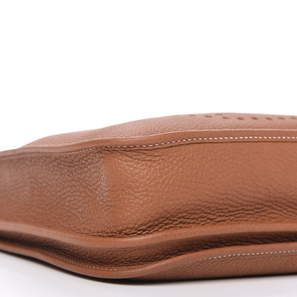 Hermes Taurillon Clemence Evelyne III GM Gold 6 of 11