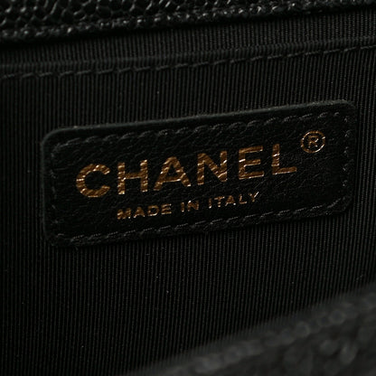 Chanel Caviar Quilted Medium Boy Flap Black 6 of 12