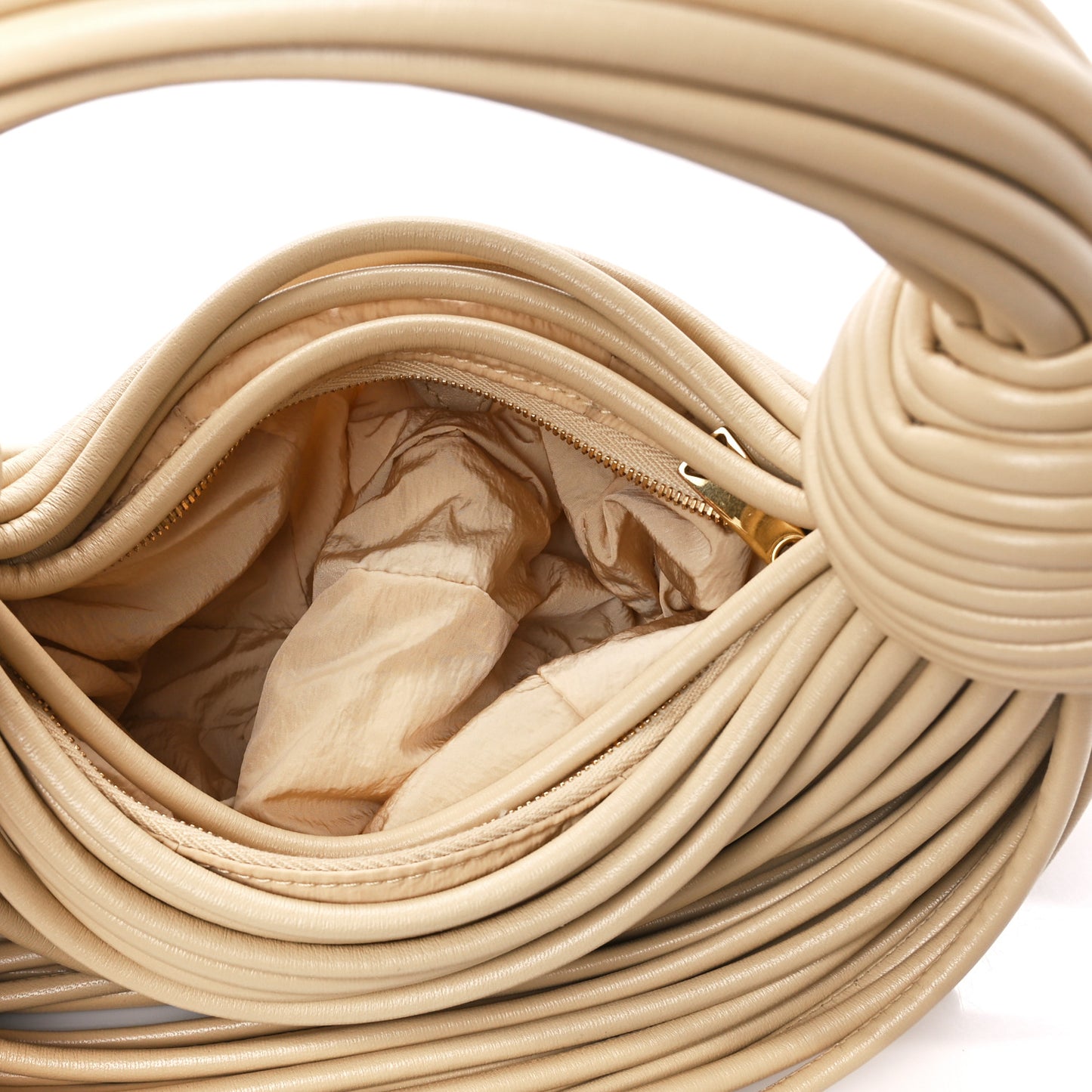 Nappa Mini Tubular Double Knot Porridge