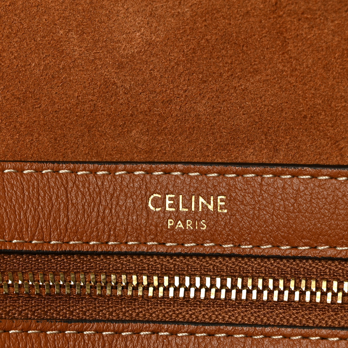 Celine Supple Calfskin Large Boston Bag Tan 6 of 10