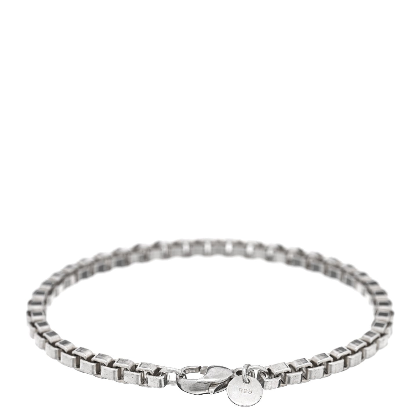 Sterling Silver 4mm Venetian Link Bracelet