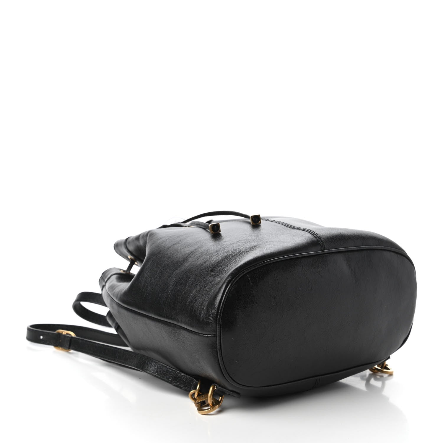 Gucci Piuma Lux Energy Medium Re(Belle) Convertible Bucket Bag Black 6 of 12