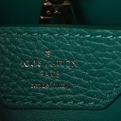 Louis Vuitton Taurillon Capucines BB Emerald 6 of 9