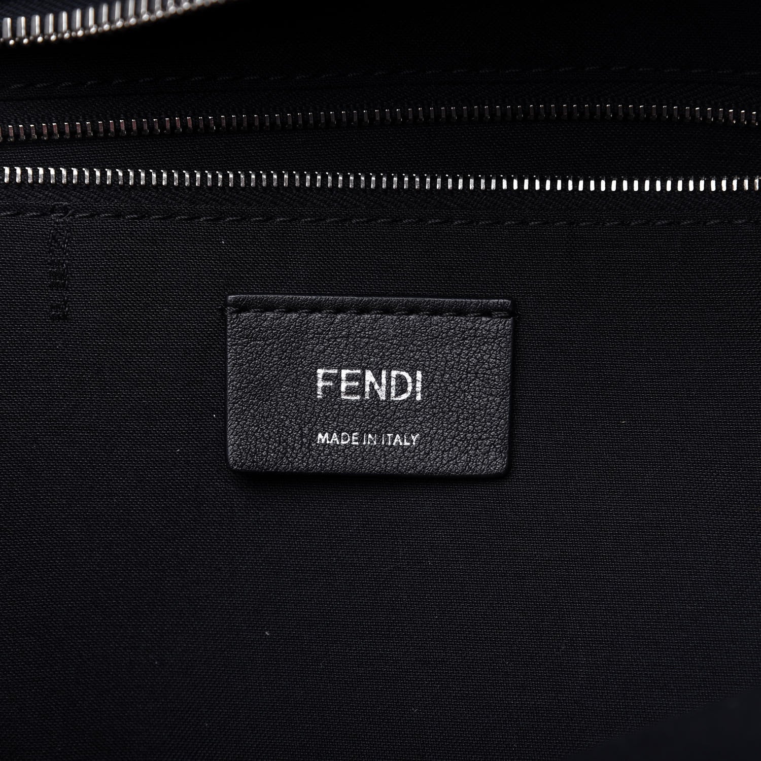 Fendi Vitello Dolce Fox Elaphe Ayers Hypnoteyes Large Backpack Black Giallo Multicolor 8 of 10
