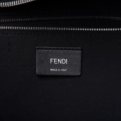 Fendi Vitello Dolce Fox Elaphe Ayers Hypnoteyes Large Backpack Black Giallo Multicolor 8 of 10
