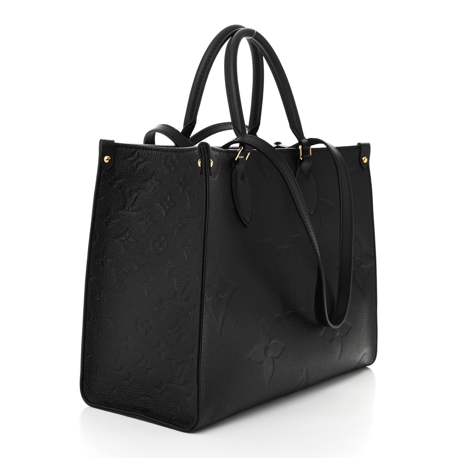 Louis Vuitton Empreinte Monogram Giant OnTheGo MM Black 3 of 10
