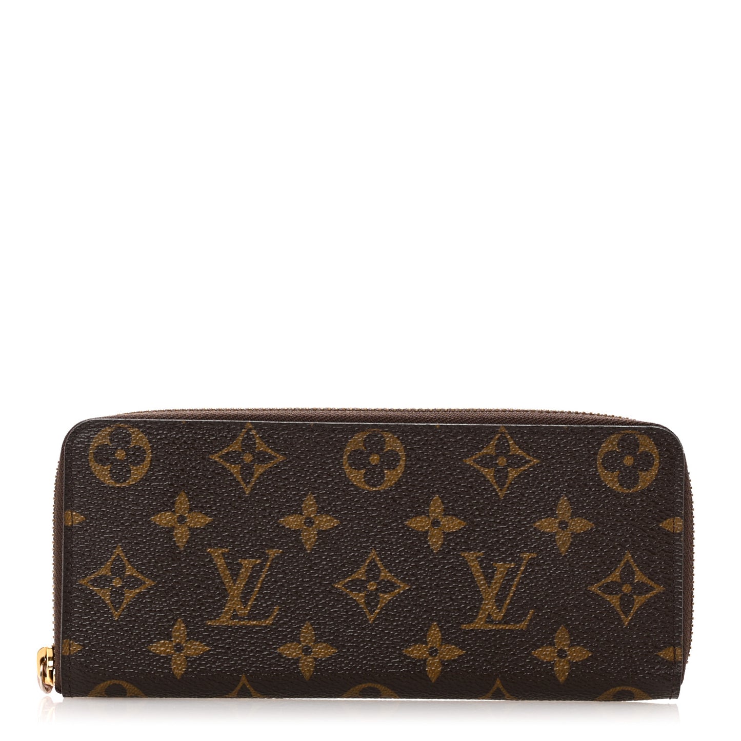 Monogram Clemence Wallet Rose Ballerine