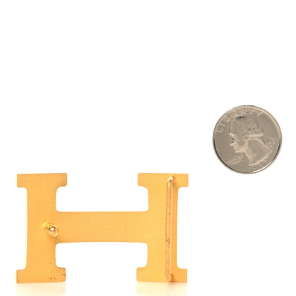 Hermes Polished 32mm H Belt Buckle Gold 2 of 5