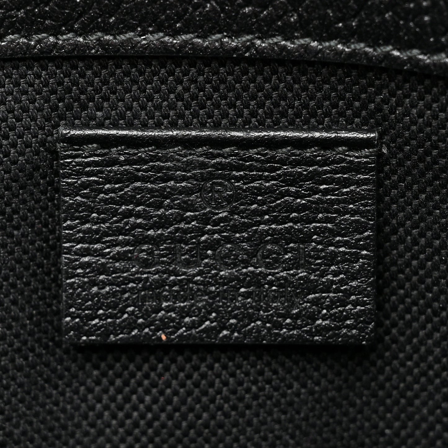 GG Supreme Monogram Psychedelic Slim Belt Bag Black