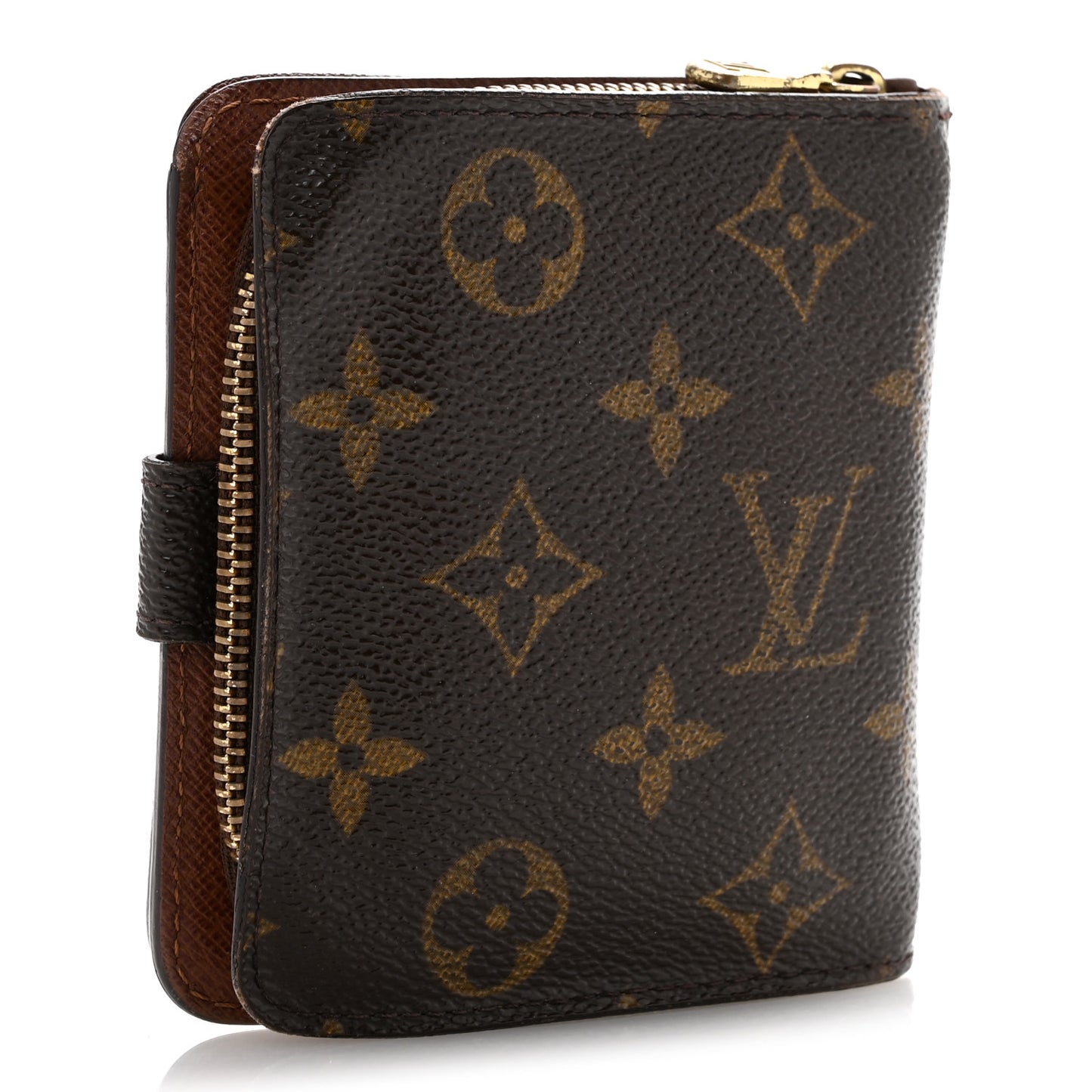 Monogram Compact Zippe Zipped Wallet