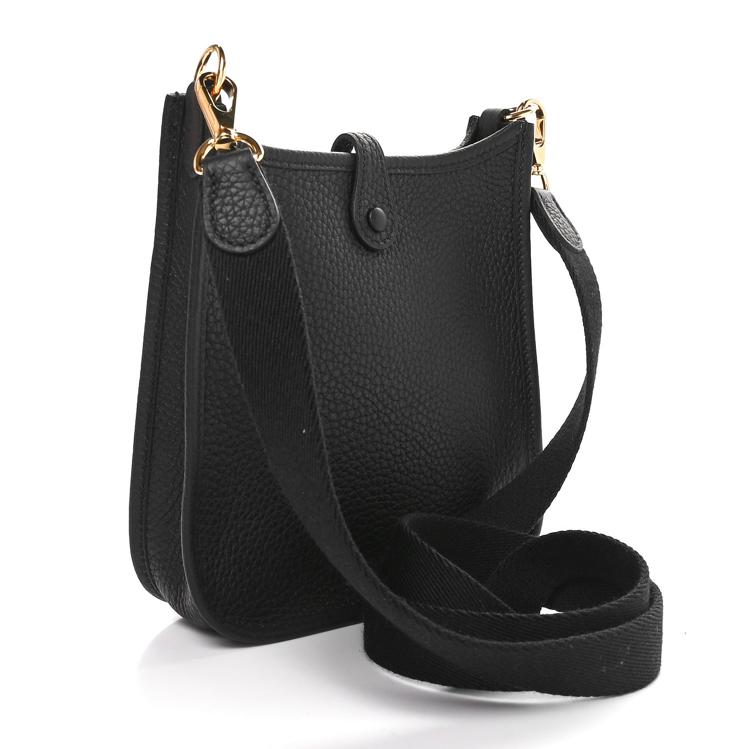 Hermes Taurillon Clemence Evelyne TPM Black 2 of 10